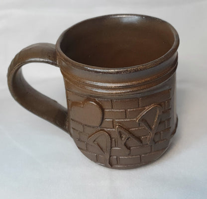 Keramikbecher DAD, Braun